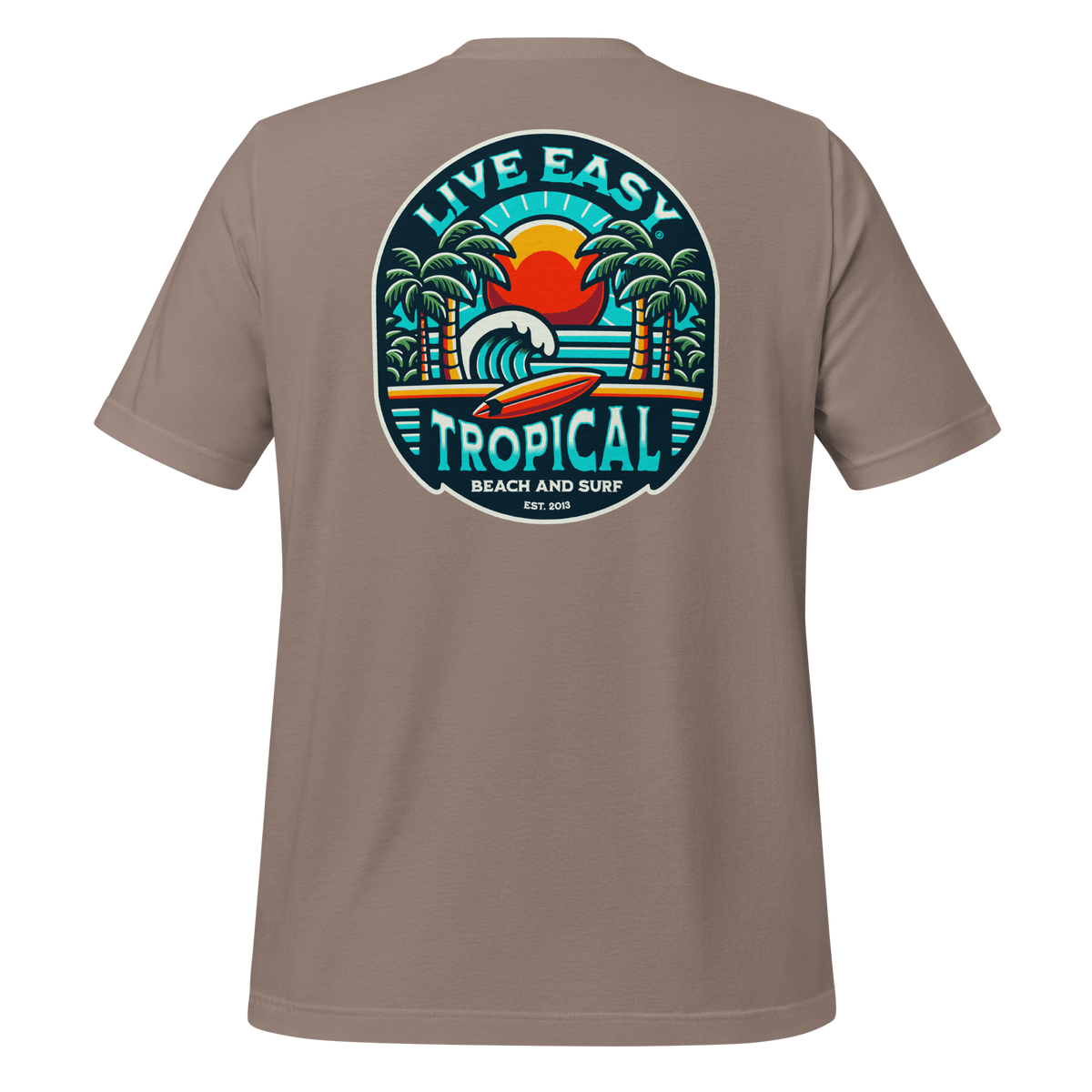 Live Easy® Tropical Beach and Surf Tee