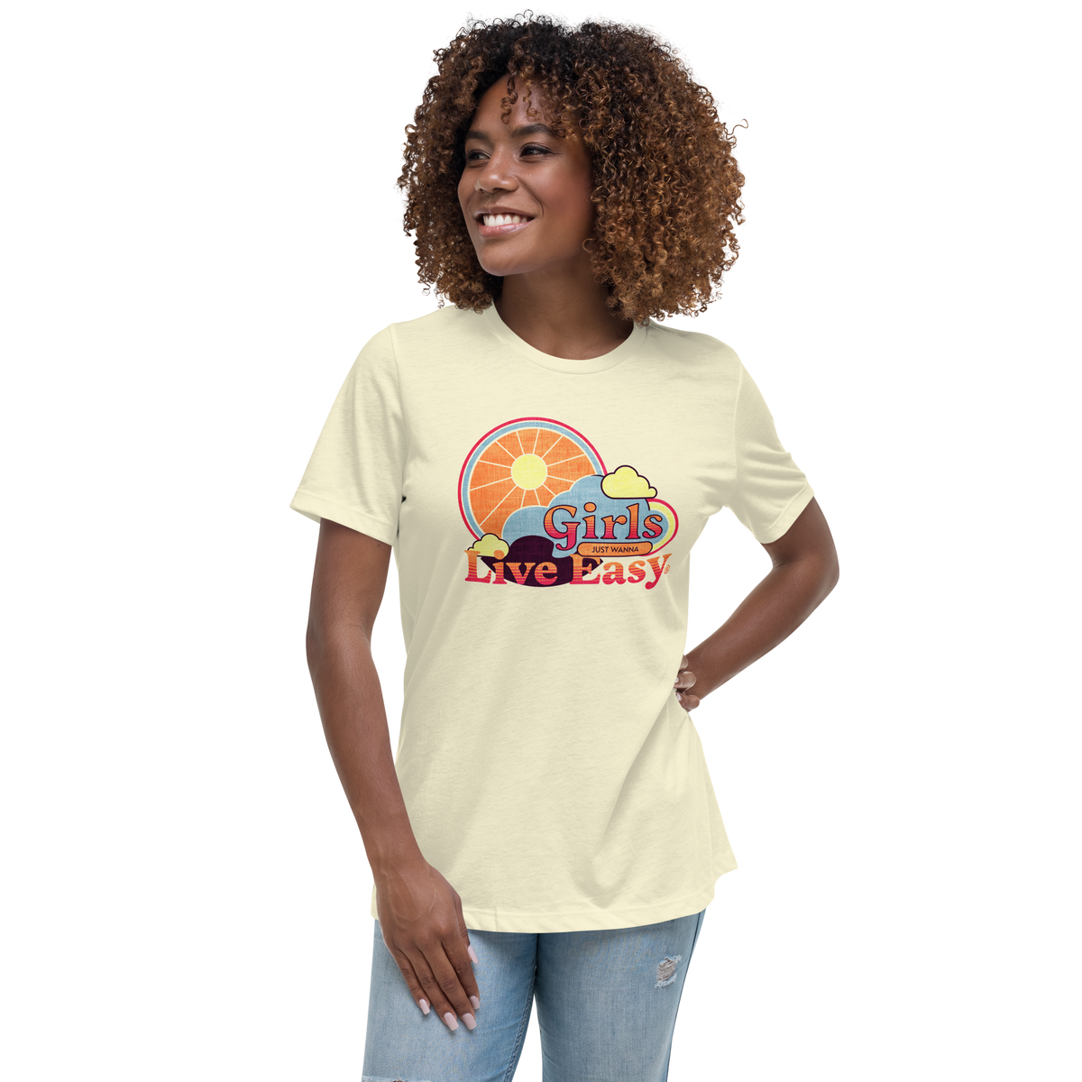 Girls Just Wanna Live Easy Women's Relaxed Tee - Living Easy®