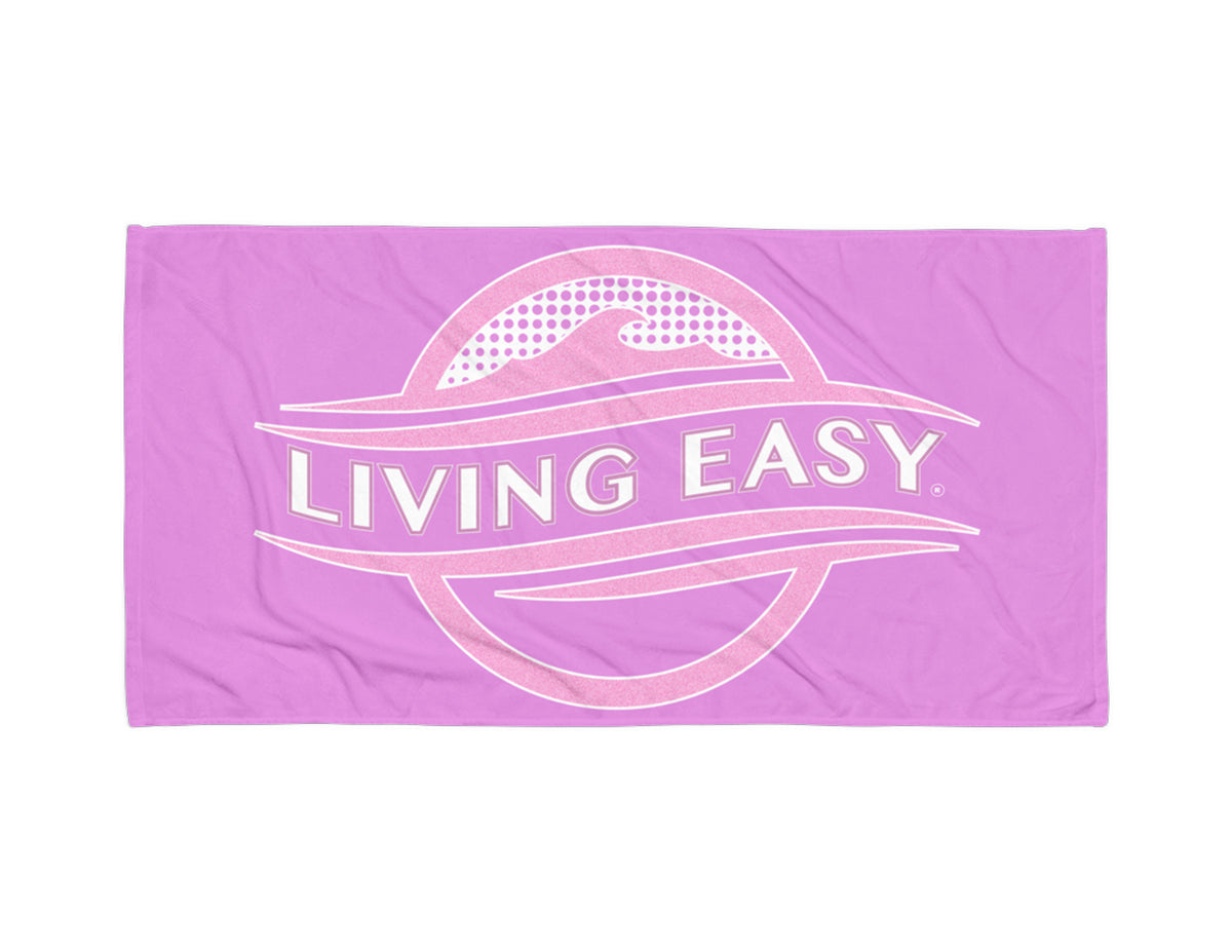 Living Easy® Logo Beach Towel - Living Easy®