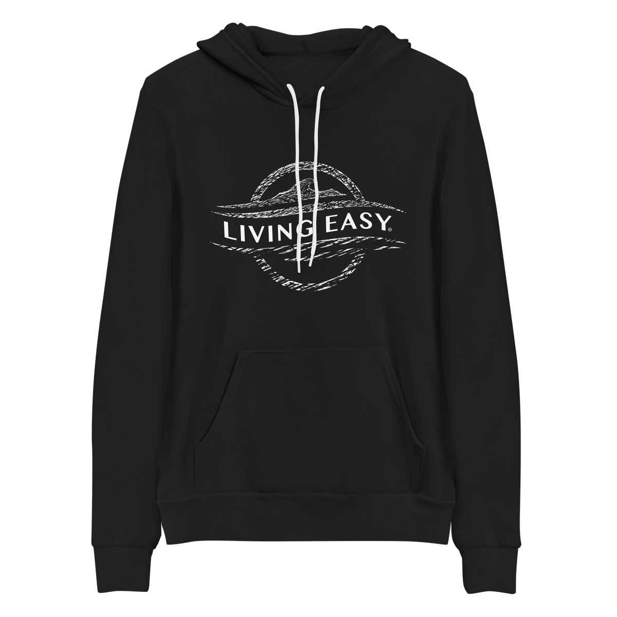 Living Easy® Faded Logo Hoodie - Living Easy®