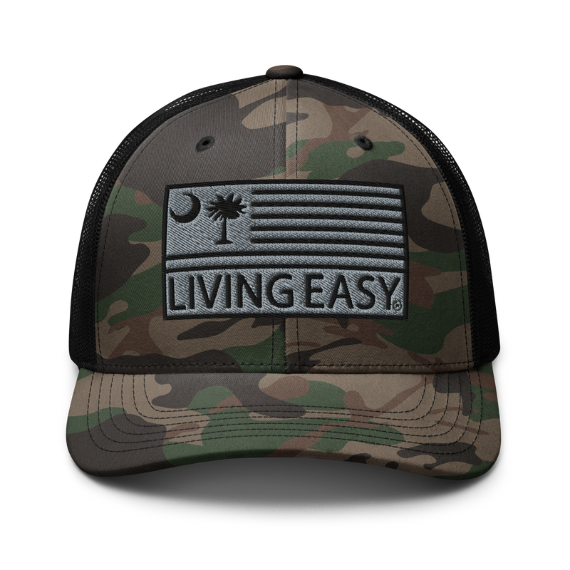 South Carolina Camo Trucker Hat - Living Easy®