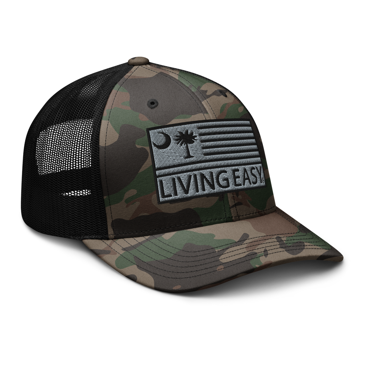 South Carolina Camo Trucker Hat - Living Easy®