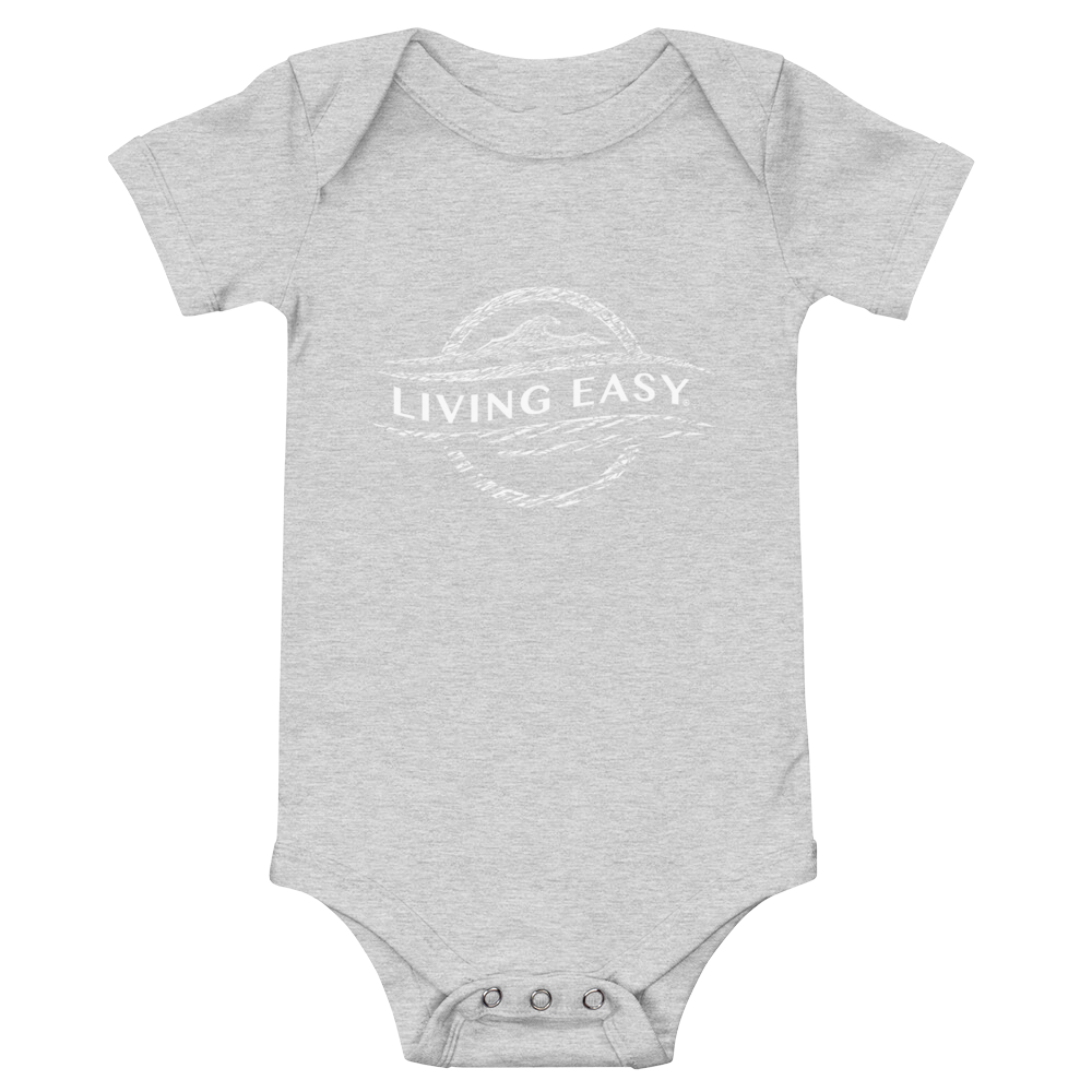 Living Easy® Faded Logo Baby Onesie