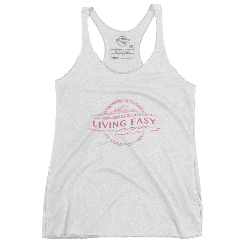 Faded Logo Raceback Tank Top - Living Easy®