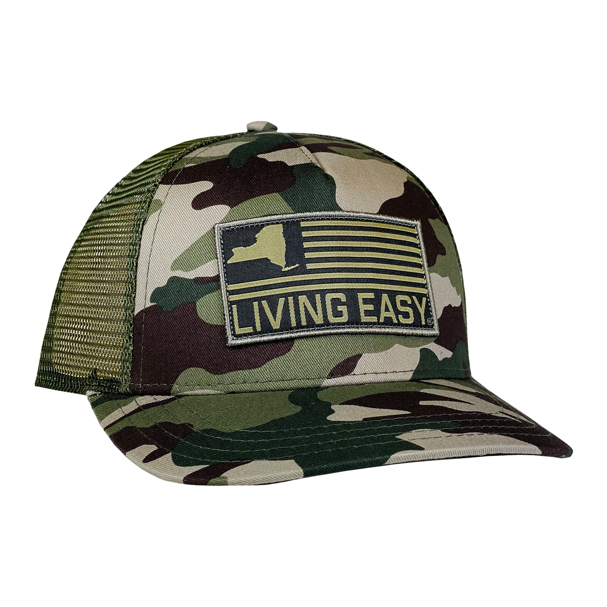 New York Patch Camo Hat - Living Easy®