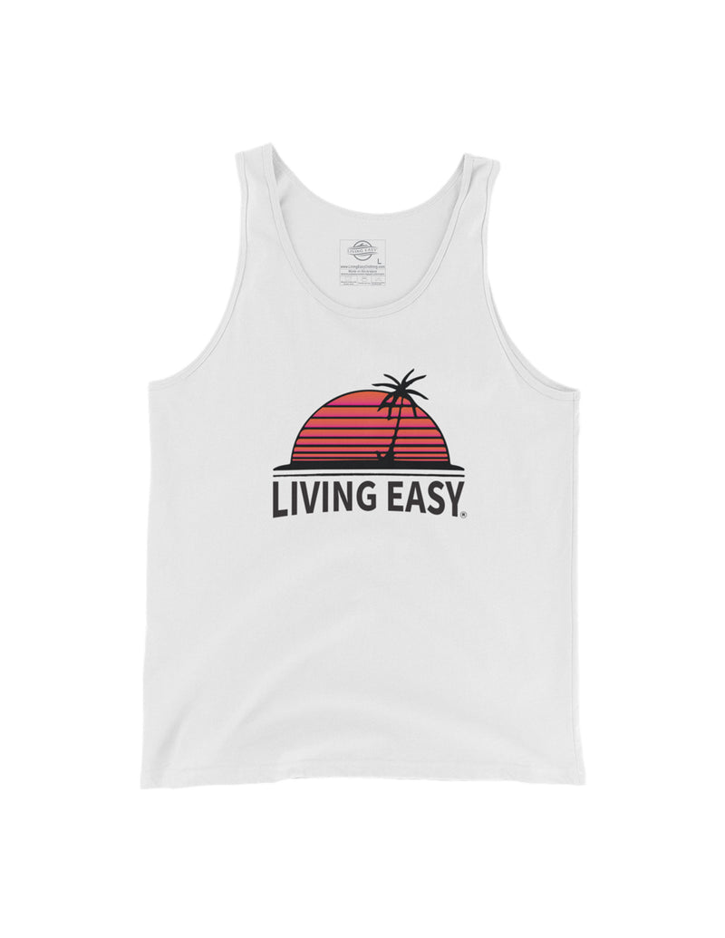 Living Easy Sunset Palm Tank Top 