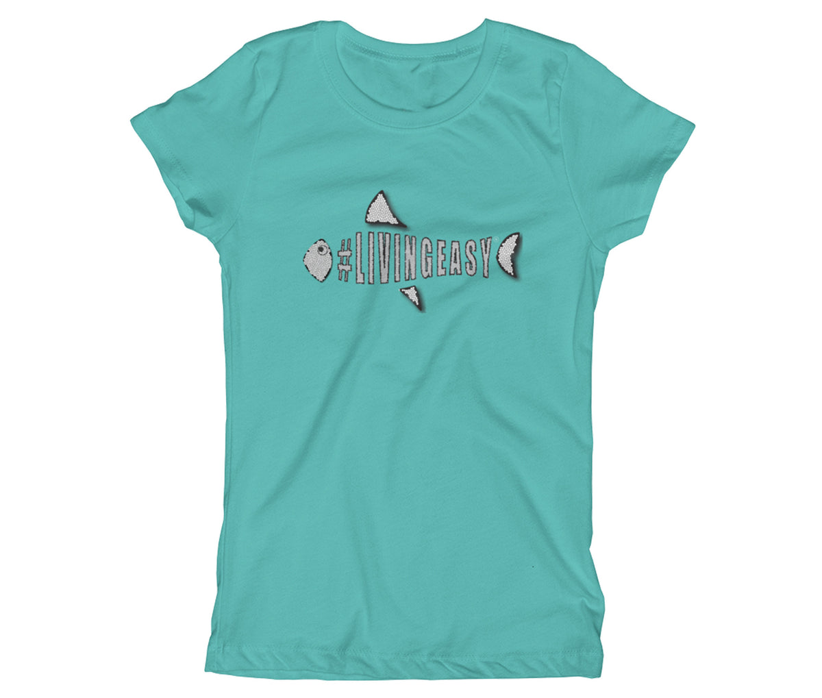 LIVING EASY® #LIVINGEASY Fish Girls Tee