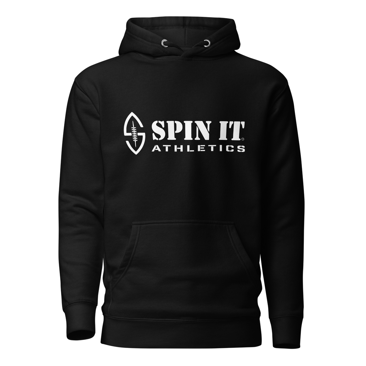 Spin It Black Hoodie - Living Easy®