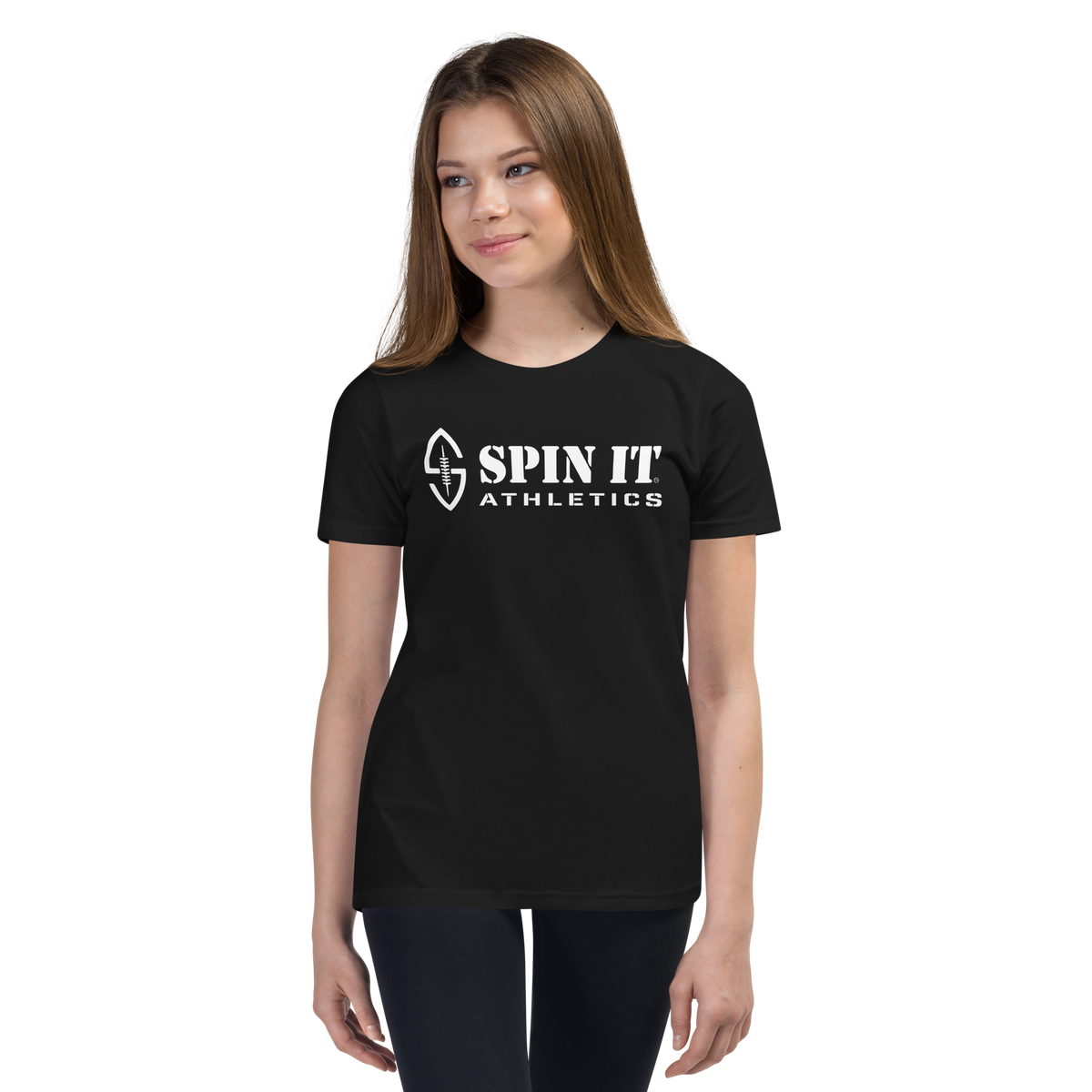 Spin It Youth Black T-Shirt - Living Easy®