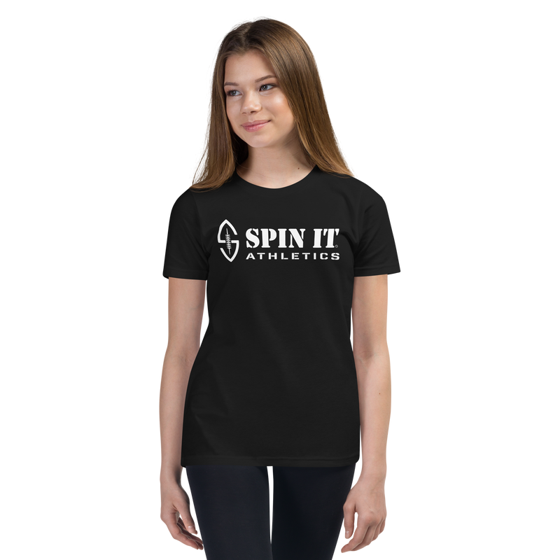 Spin It Youth Black T-Shirt - Living Easy®