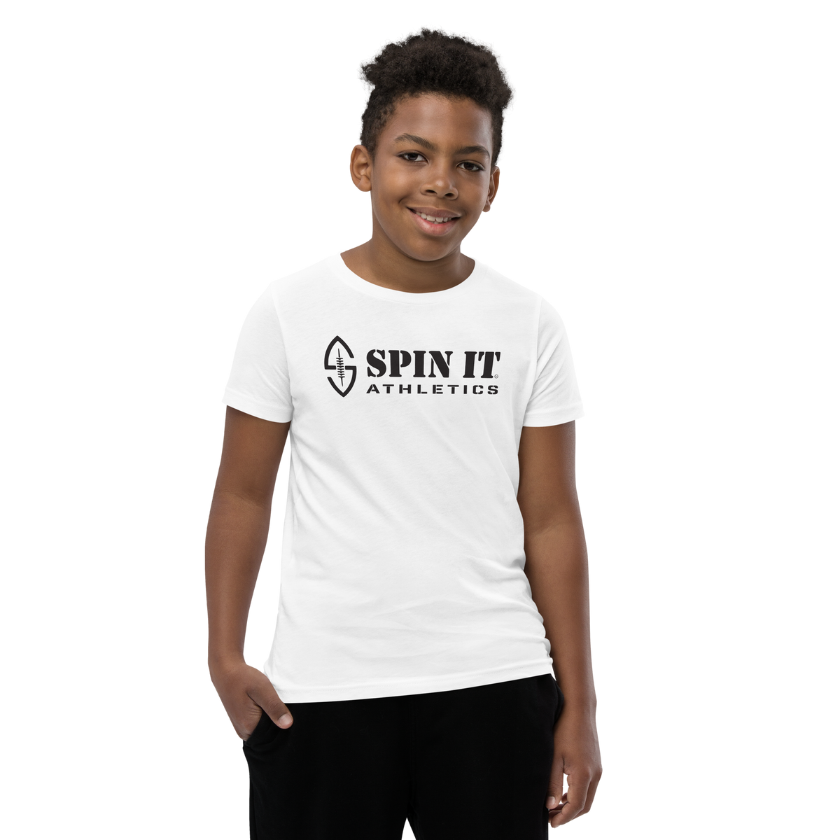 Spin It Youth White T-Shirt - Living Easy®