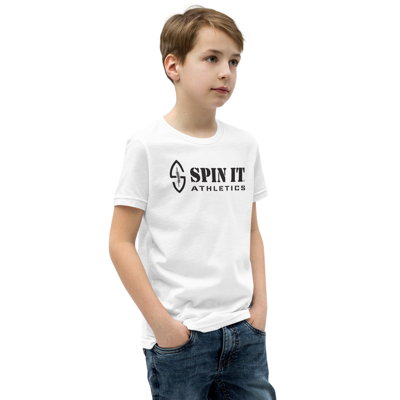 Spin It Youth White T-Shirt - Living Easy®