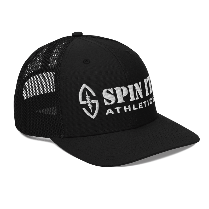 Spin It Black Trucker Hat - Living Easy®