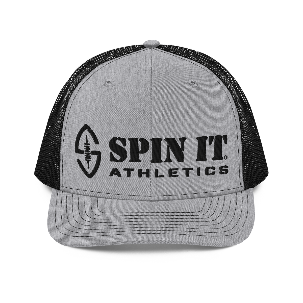 Spin It Grey/Black Trucker Hat - Living Easy®