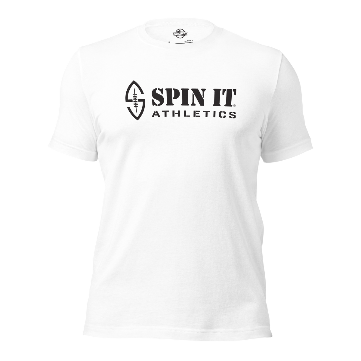 Spin It White T-Shirt - Living Easy®