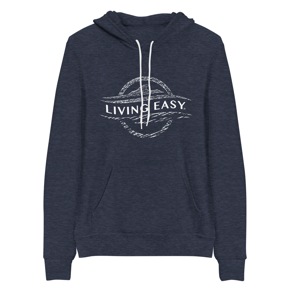 Living Easy® Faded Logo Hoodie - Living Easy®