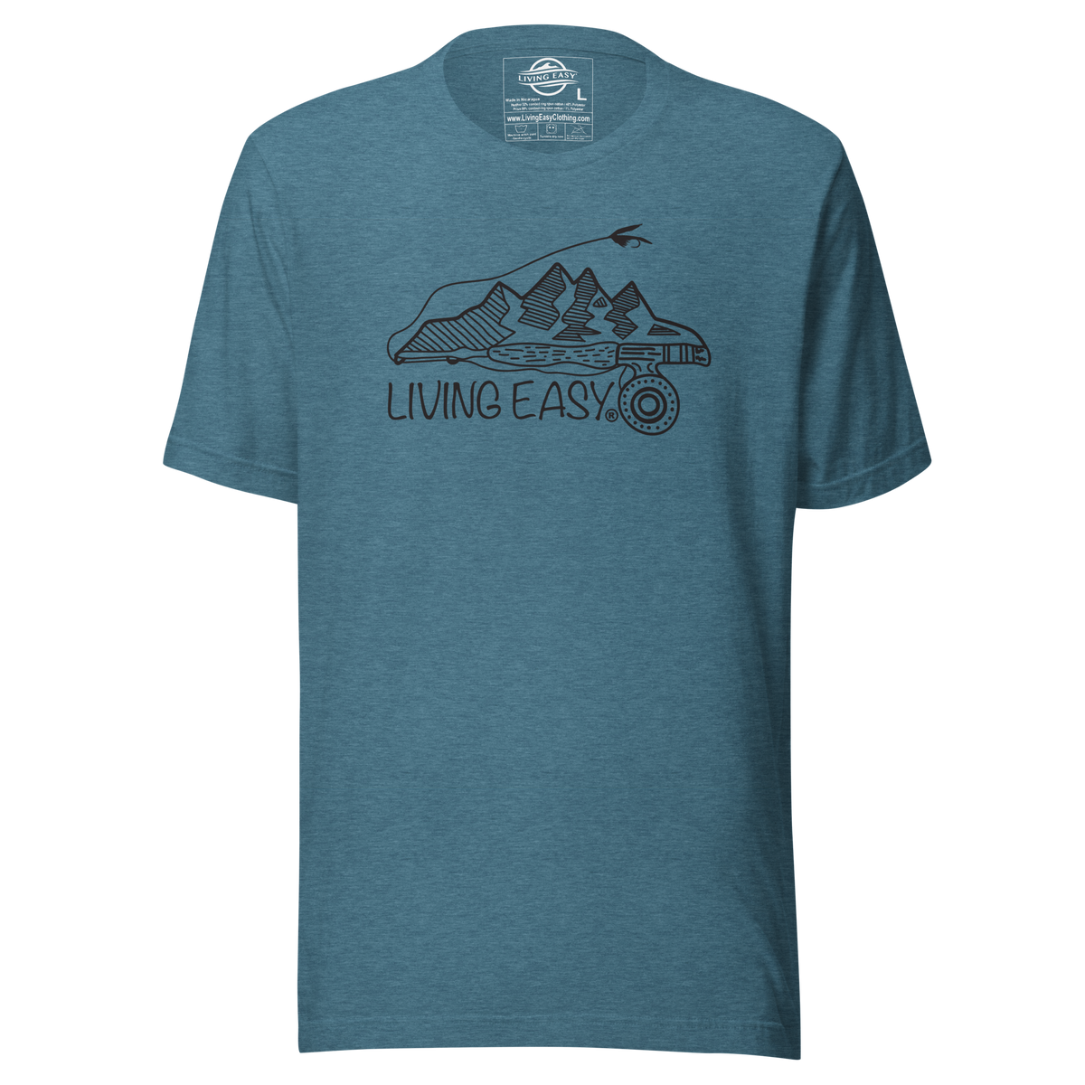 Mountain Fishing Tee - Living Easy®