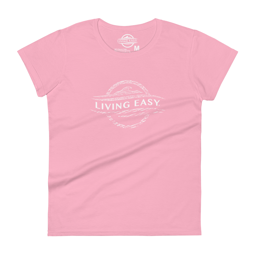 Faded Logo Womens Tee - Living Easy®